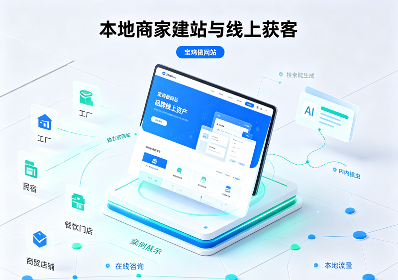 宝鸡中小企业数字化落地指南：本地网站建设..